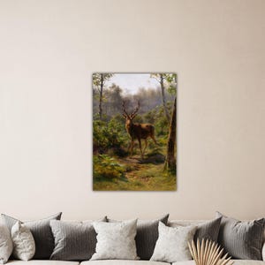 Rosa Bonheur A Stag Wall Art Rosa Bonheur Poster Gift Home Wall Decor Art Rosa Bonheur Paint Art Rosa Bonheur Canvas Rosa Bonheur Printing