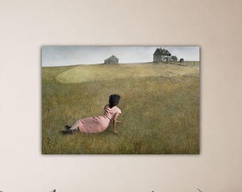 Christina's World by Andrew Wyeth Canvas, Andrew Wyeth Print