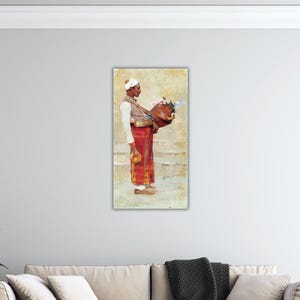 Sir Arthur Ernest Streeton Eqyptian Drink Vendor Canvas Streeton Poster Ernest Paint Gift Home Wall Decor Arthur Wall Art Streeton Printing