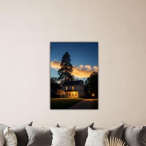 Rene Magritte The Empire of Light Poster Magritte Wall Art Rene Magritte Canvas Rene Magritte Paint Gift Of Home Decor Printing Museum Decor