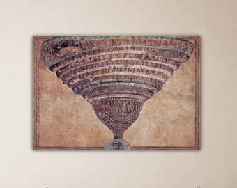 Sandro Botticelli Divine Comedy Illustration Italian Renaissance