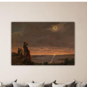 Bengt Nordenberg - Solar Eclipse 1851 Poster Nordenberg Canvas Bengt Nordenberg Wall Art Bengt Paint Gift Office Room Wall Decor Bengt Print