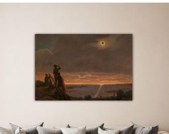 Bengt Nordenberg - Solar Eclipse 1851 Poster Nordenberg Canvas Bengt Nordenberg Wall Art Bengt Paint Gift Office Room Wall Decor Bengt Print