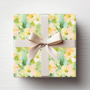 Carta da regalo floreale ad acquerello per matrimoni, compleanni e festività disponibile in 3 misure e 2 finiture, perfetta per le occasioni speciali