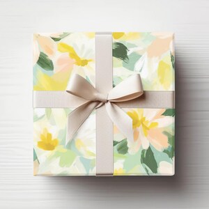Carta da regalo floreale stravagante per matrimoni, compleanni e festività disponibile in 3 misure e 2 finiture, perfetta per le occasioni speciali