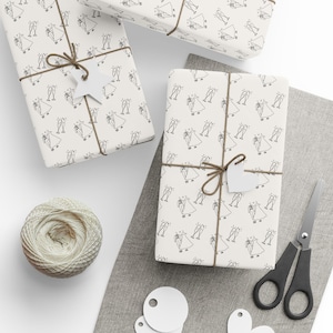 Wedding Wrapping Paper, Bridal Gift Wrap, Groom Gift Wrap, Newlywed Gift Wrap, Celebration Gift Wrap, Wedding Dress and Tuxedo Wrapping
