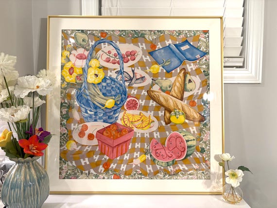Display Wall Frame for Hermes Scarf 90 - Etsy