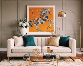 Display Wall Frame for Silk Scarf 90 | Scarf Frame | Scarf Display Frame | Scarf 90 | Vintage Scarf Frame | Custom Display Wall Decor