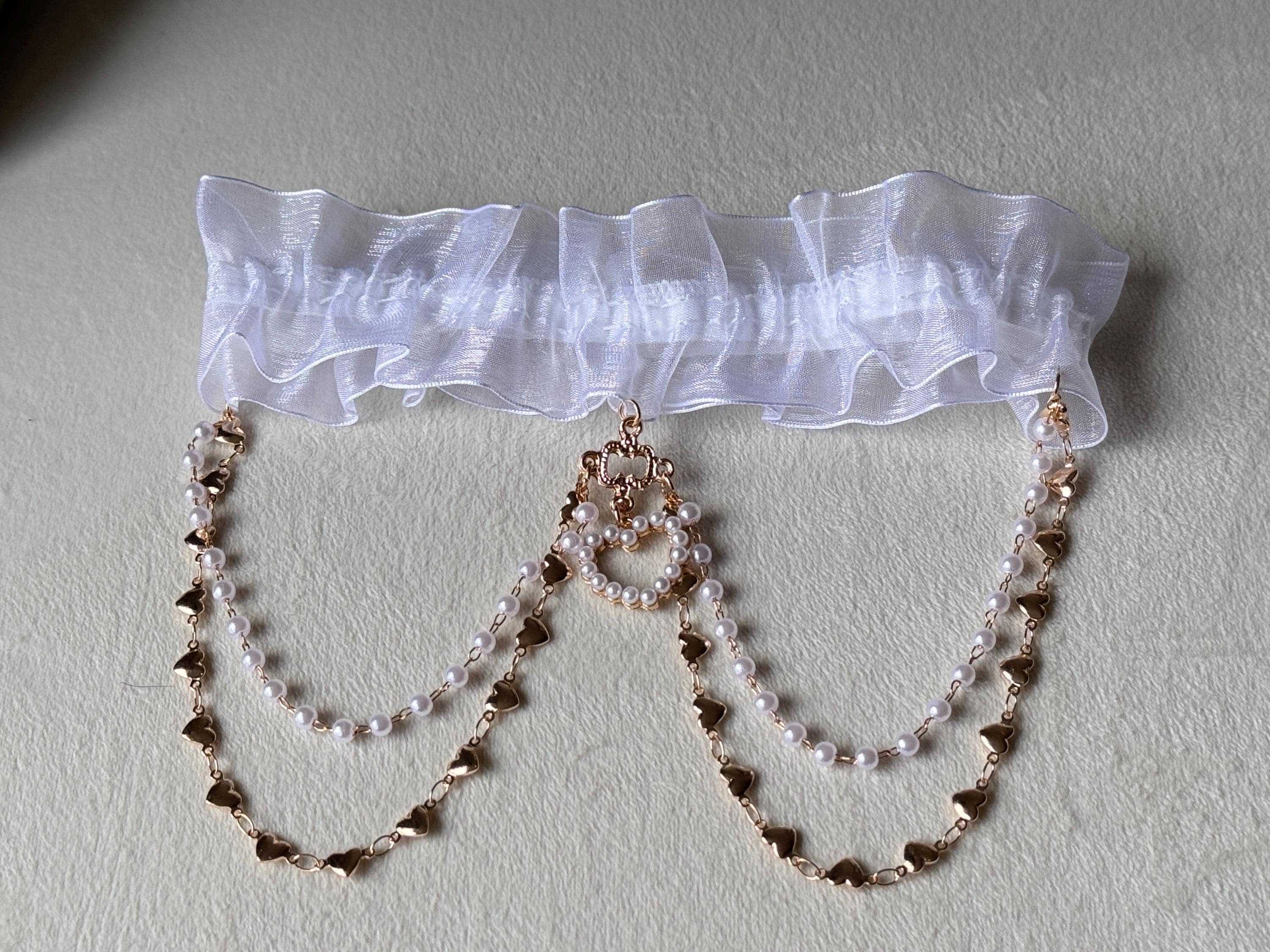 Gold Chain Garter - Etsy Gold Chain Garter - Etsy