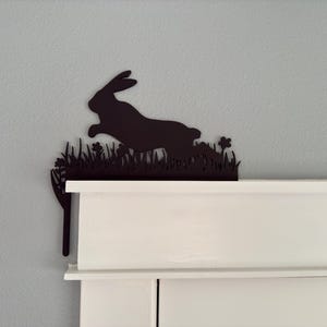 Hopping Rabbit Door Corner Decor