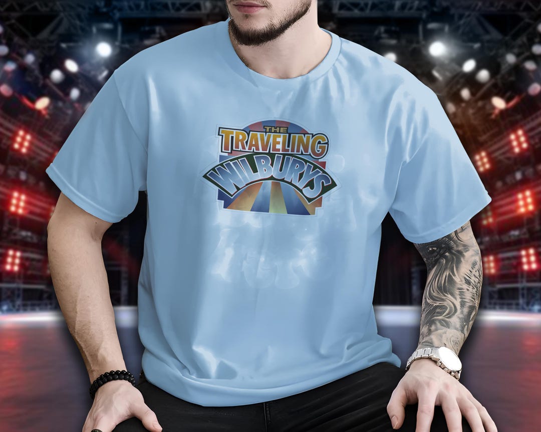 T-shirt Traveling Wilburys Coton Homme - Taille S à 3XL, Neuf Avec étiquettes, UK