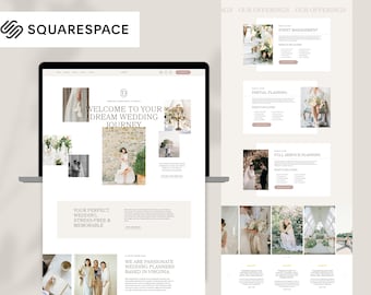 Dianne | Squarespace Website Template for Photographers, Event Planners, Makeup Artists and Wedding Professionals