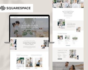 Brynn | Squarespace Website Template for Photographers, Event Planners, Makeup Artists and Wedding Professionals