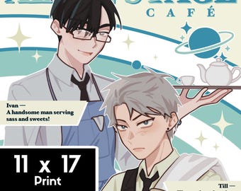 Alien Stage Ivantill Cafe AU! 11 x 17 Drucken