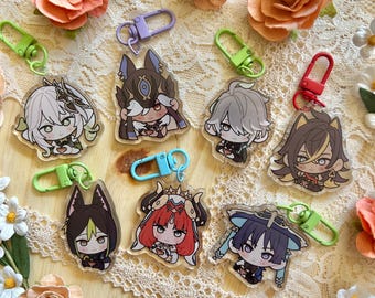 Kaufen Sie 2, erhalten Sie 1 gratis !!! Genshin Auswirkungen Sumeru Charakter Schlüsselanhänger