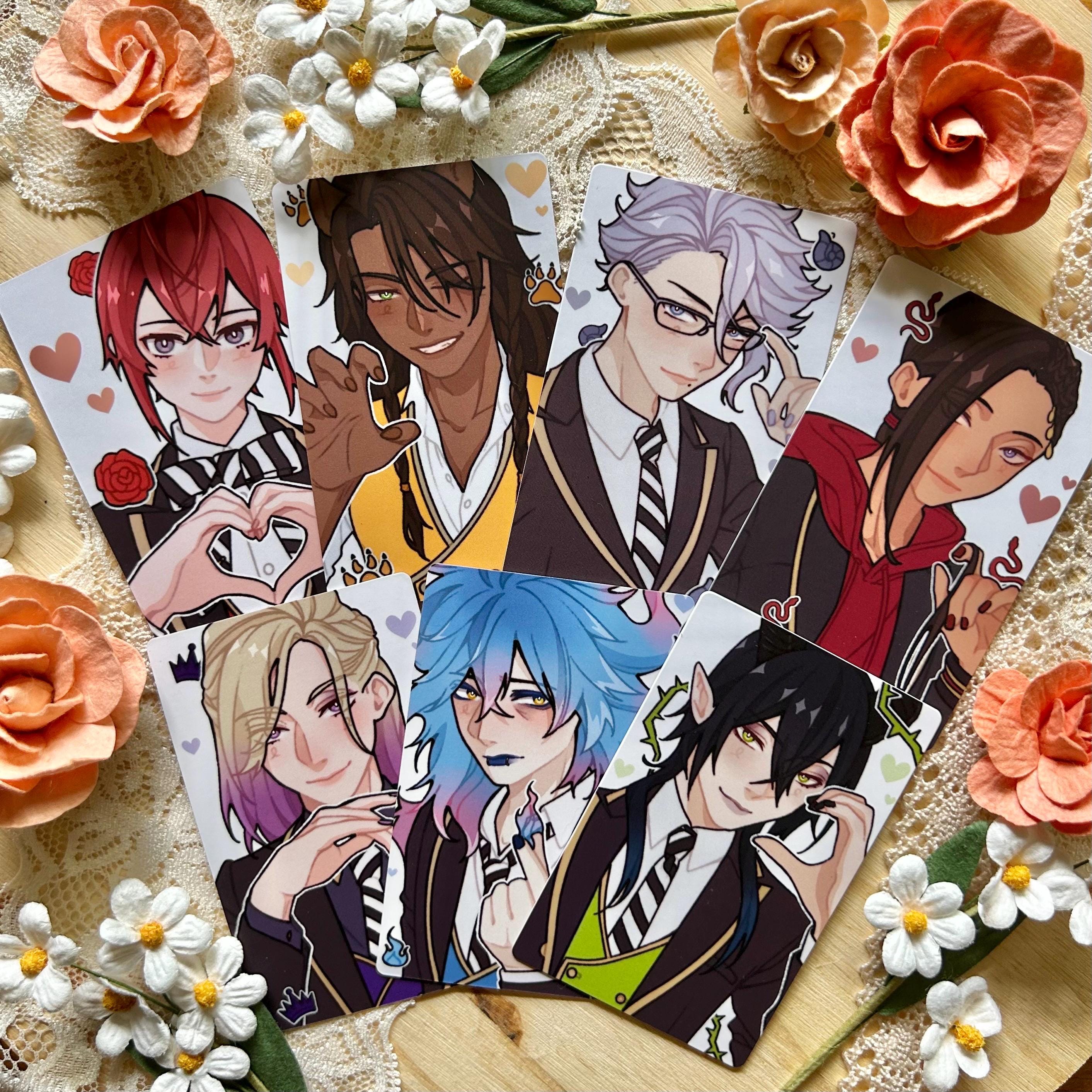 Twisted Wonderland Overblots Photocards (riddle, Leona, Azul