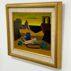 Swedish oil painting Eric Cederberg (1897-1984) Original,Vintage Mid -Century,Signed.