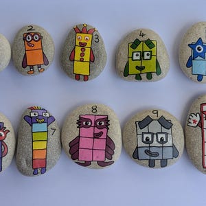 Numberblocks Stones 1-10