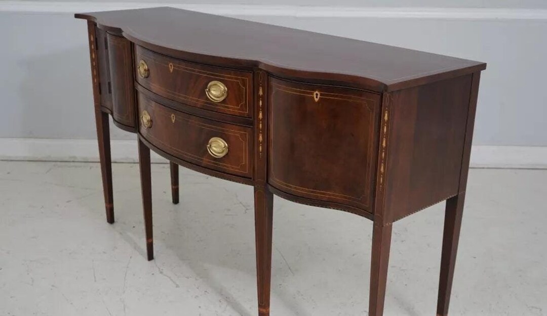 STICKLEY Federal Style Inlaid Mahogany Sideboard - Etsy