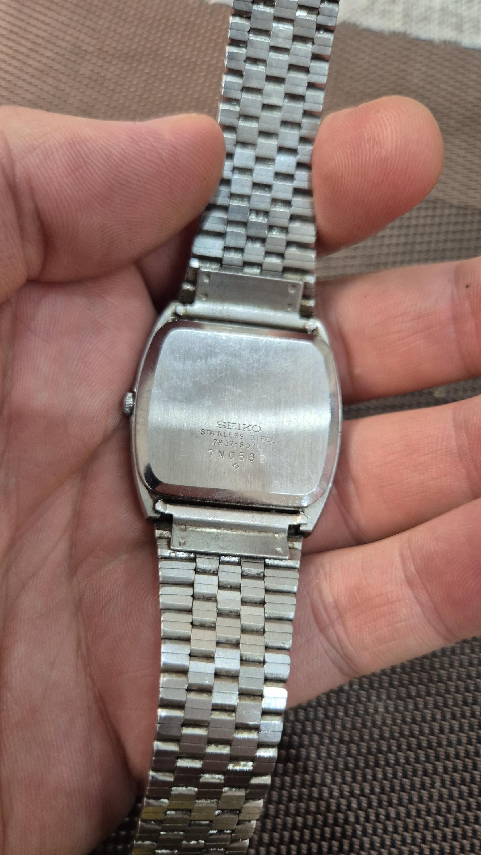 Vintage Seiko Watch 7832-5000 - Etsy