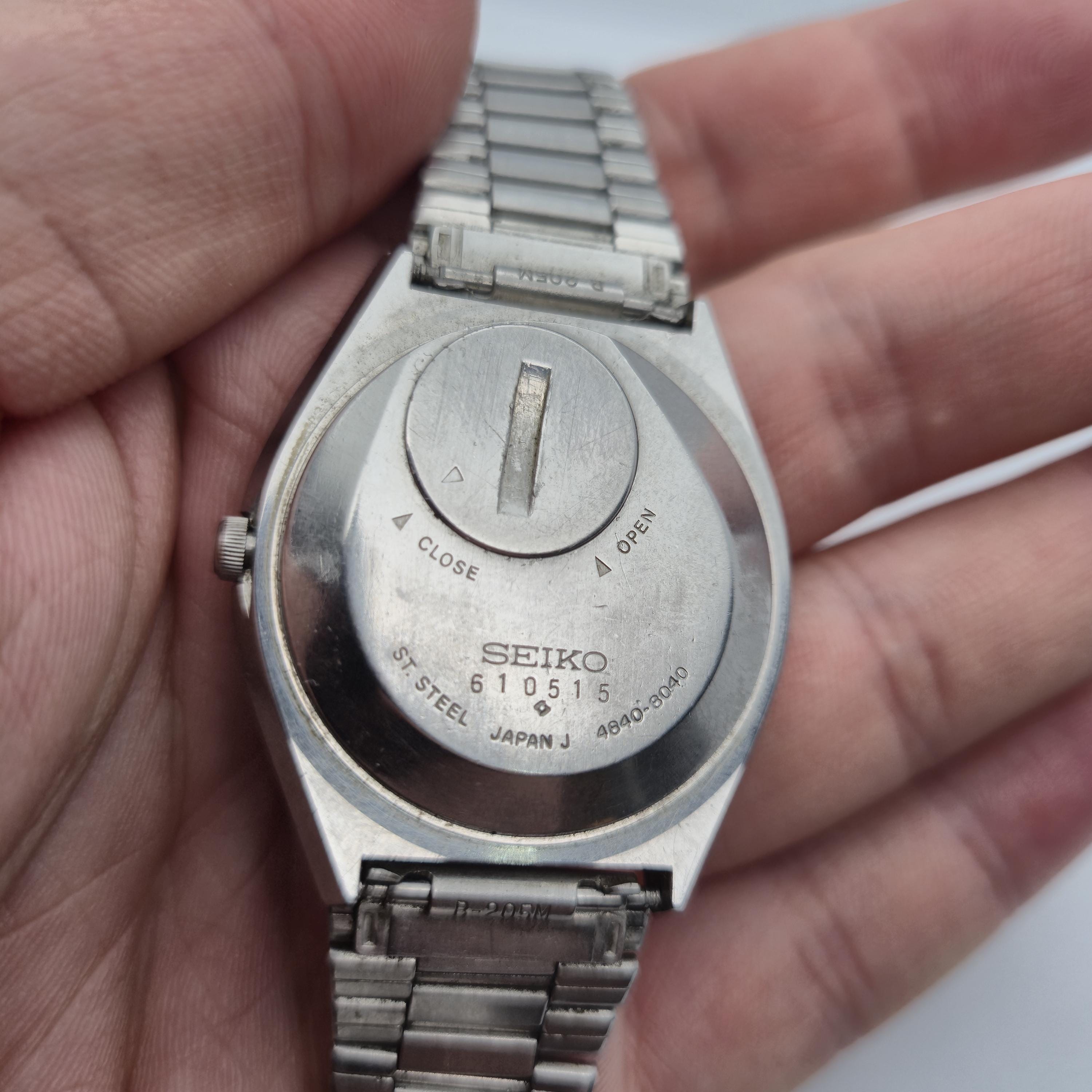 ヴィンテージ 1975年製 セイコー グランドクォーツ 4840-8040 メンズ 