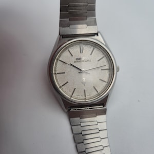 Vintage 1975 SEIKO GRAND QUARTZ 4840-8040 Mens Watch from Japan