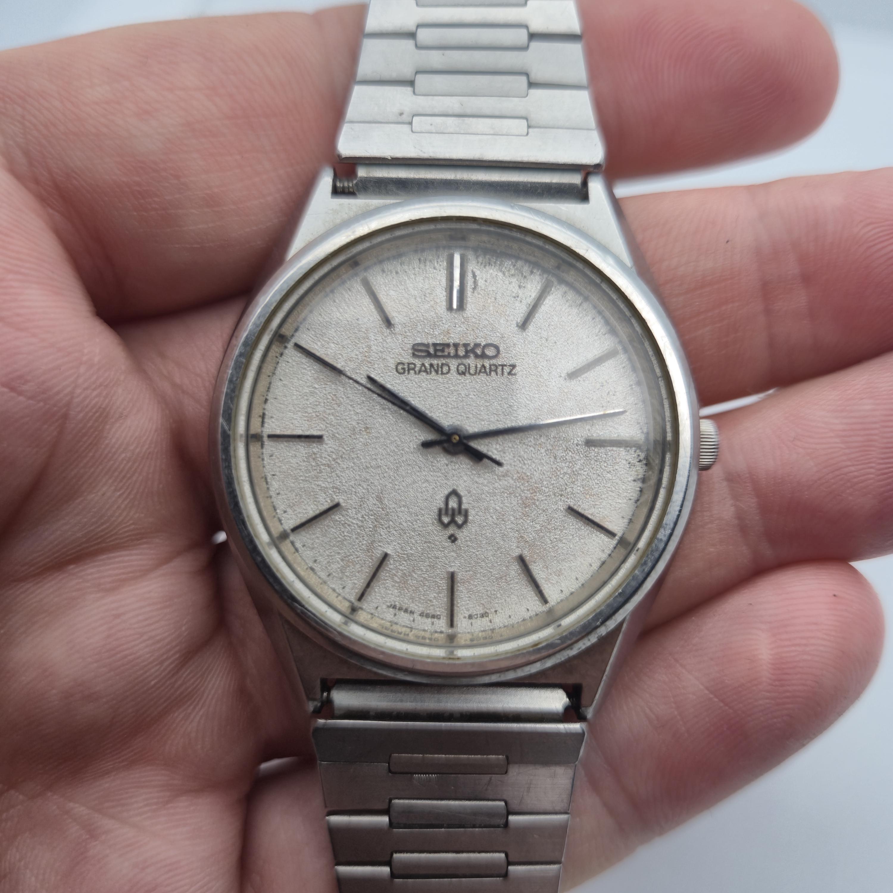 ヴィンテージ 1975年製 セイコー グランドクォーツ 4840-8040 メンズ 