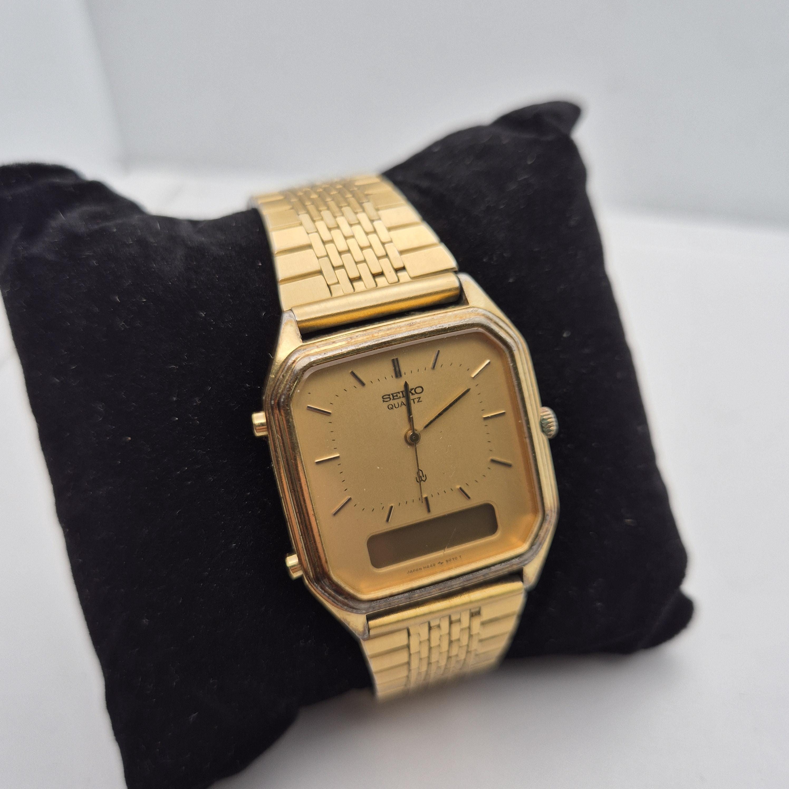 Dial Seiko Watch - PRAGOTRON パラゴトロン 49cm！ Blue Metal