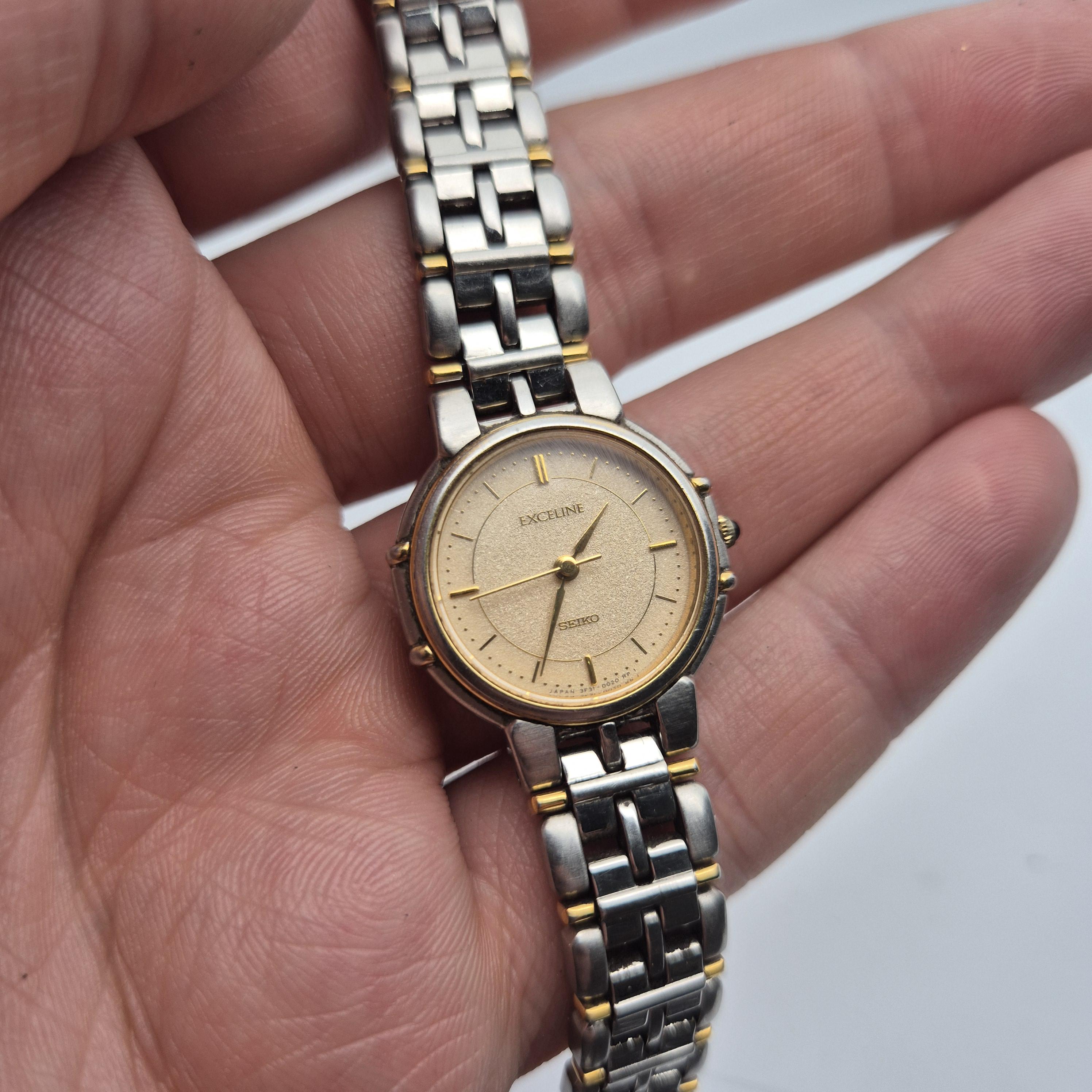 Seiko Exceline 3F31-0010 Ladies Vintage - Etsy