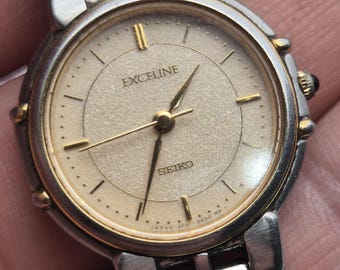 Seiko Exceline 3F31-0010 Ladies Vintage