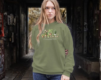 Crazy Plant Lady Sweatshirt, Funny Plant Lover Shirt, Houseplant Gift for Her, Plant Mom Shirt, Gardening Sweatshirt, Plant Lover Gift