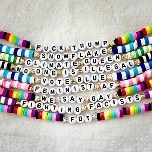 Democratic / Liberal / Custom Friendship Bracelet