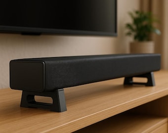 Samsung B-Series Soundbar Riser Stands - Various Heights - Matte Black