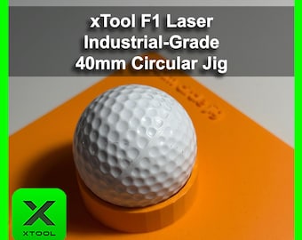 xTool F1 Laser Jig: 40mm Circular Engraving Fixture
