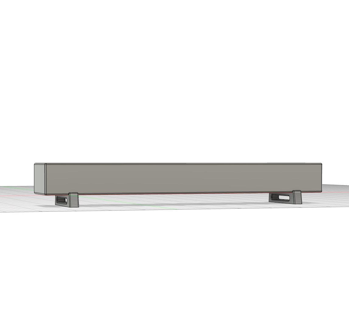 High Sound Bar Riser Samsung B-series Soundbar Riser Stands - Various Heights - Matte Black ...