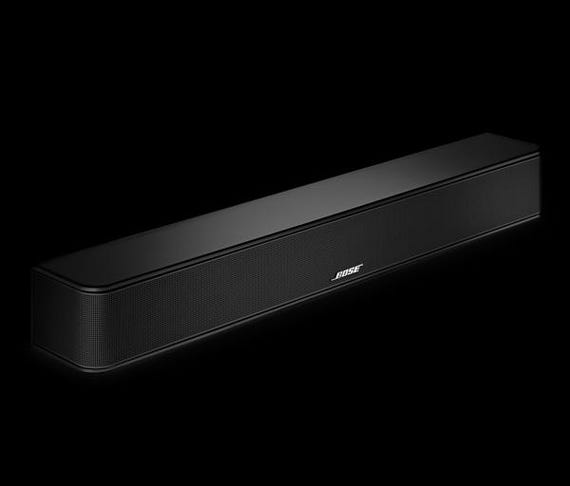 Bose Solo Soundbar Riser: Minimalist Black PLA 3D Printed Stand