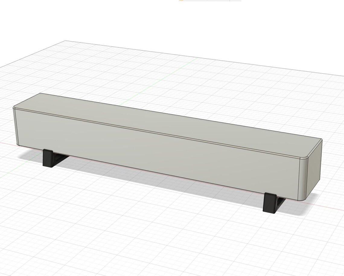 Bose Solo Soundbar Riser: Minimalist Black PLA 3D Printed Stand (pair ...