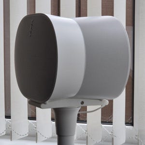 Sonos Era 300 Adapter for Sanus Stands | Custom Mount Pair | Fits Sonos One SL/Play:1 Bases | Matte Black or White