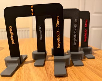 Golf Putting Gates: Precision Training Aids, Set of 3 (70mm 60mm 50mm)