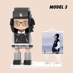 Personalized Mini Lego Figures - Custom Minifigures, Home Decor, Building Bricks, Gift for Him & Her, Unique Birthday and Graduation Gift