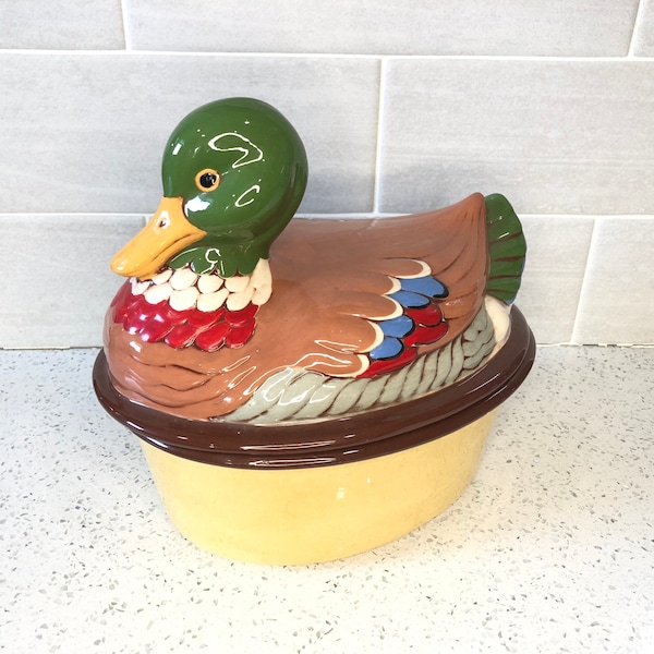 Mallard Duck Dish/Cookie Jar