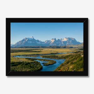 Torres del Paine Print: Patagonia Landscape Photography, Chile Wall Art