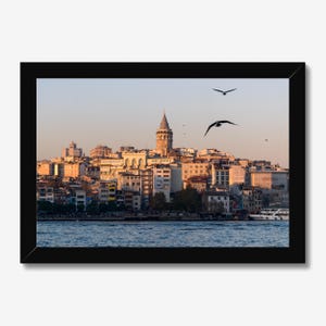Istanbul Fine Art Print | Galata Tower Sunset Photo | Turkey Travel Photography - Cultural Wall Art - Middle Eastern Decor