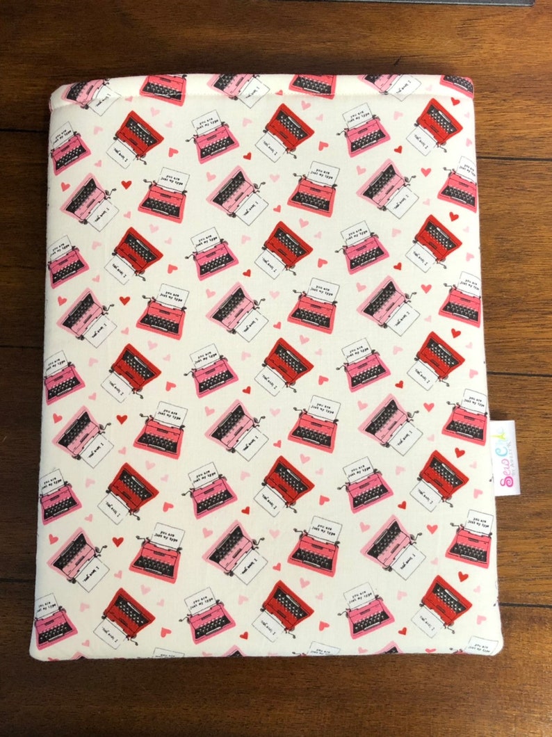 PRE ORDER Pink Typewriter love letter Romance Book Sleeve image 0