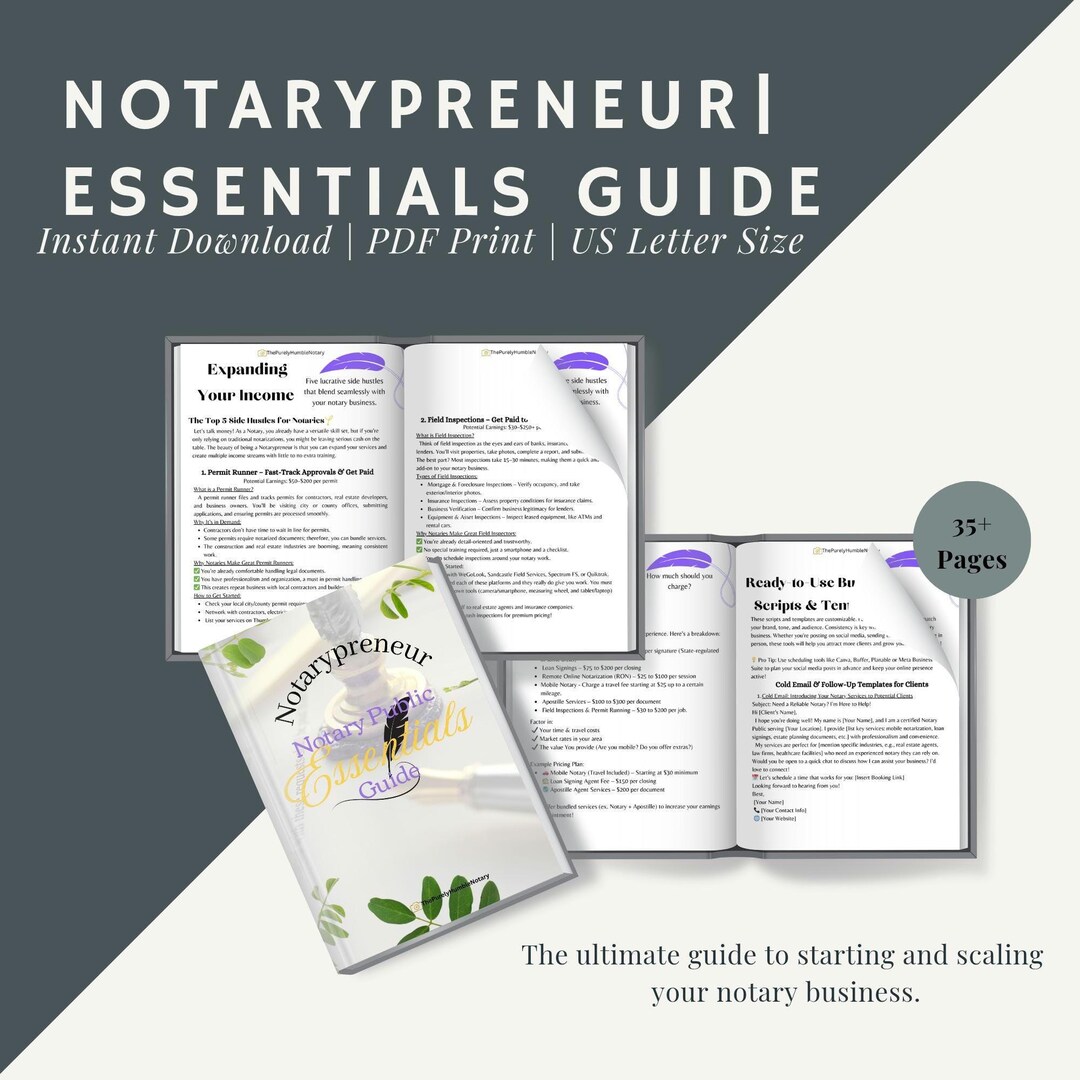 Notary Business Guide: Notarypreneur Essentials, Tools & Expert Tips ...