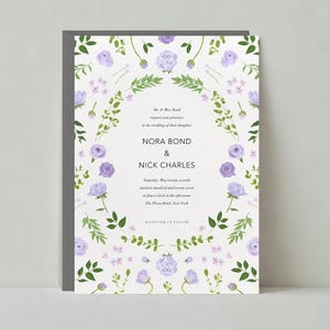 Papierloze post aanpasbare sjabloon huwelijksuitnodiging | Rustiek | lente, bloemblaadjes, bloemen, licht, geverfd | Direct downloaden