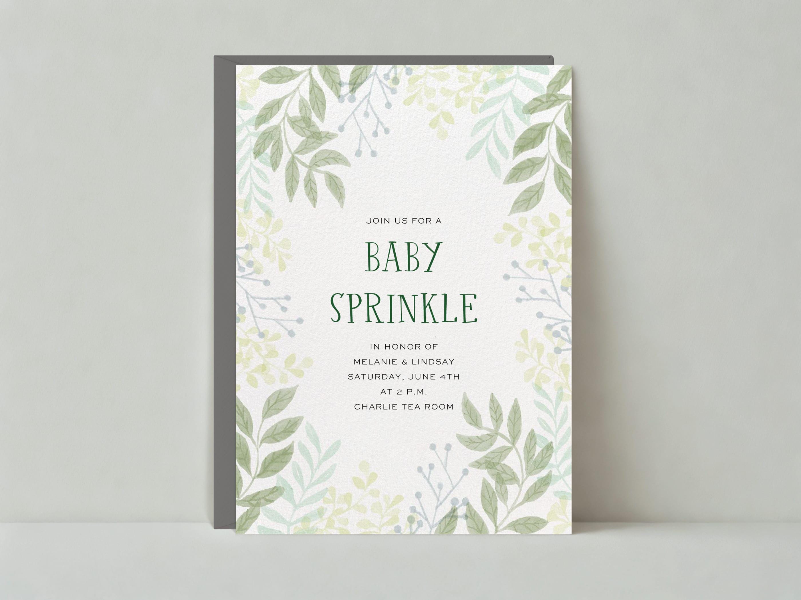 Paperless Post Customizable Baby Shower Invitation Template Soft