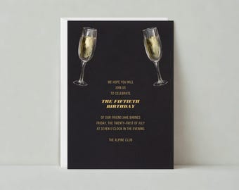 Milestone Birthday Party Invitation | Graphic | Birthday, Illustrations |Paperless Post Customizable Template | Instant Download