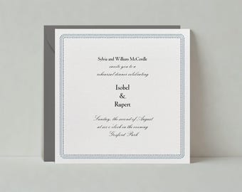 Paperless Post Customizable Rehearsal Dinner Party Invitation Template | Simple And Minimal | Rehearsal Dinner, White | Instant Download