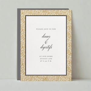 Papierloze post aanpasbare sjabloon voor happy hour-uitnodiging | Vrolijk en levendig, klassiek en elegant, formeel | Direct downloaden